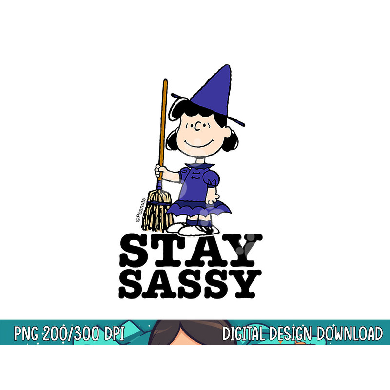 Peanuts - Halloween - Lucy Stay Sassy png, sublimation copy.jpg