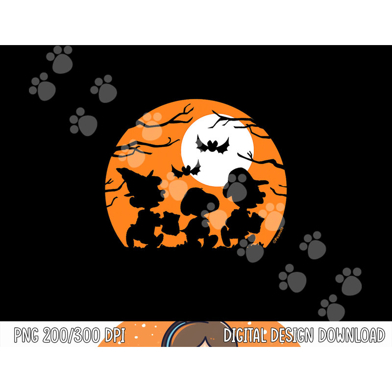 Peanuts - Halloween - Trick Or treat Silhouettes png, sublimation copy.jpg