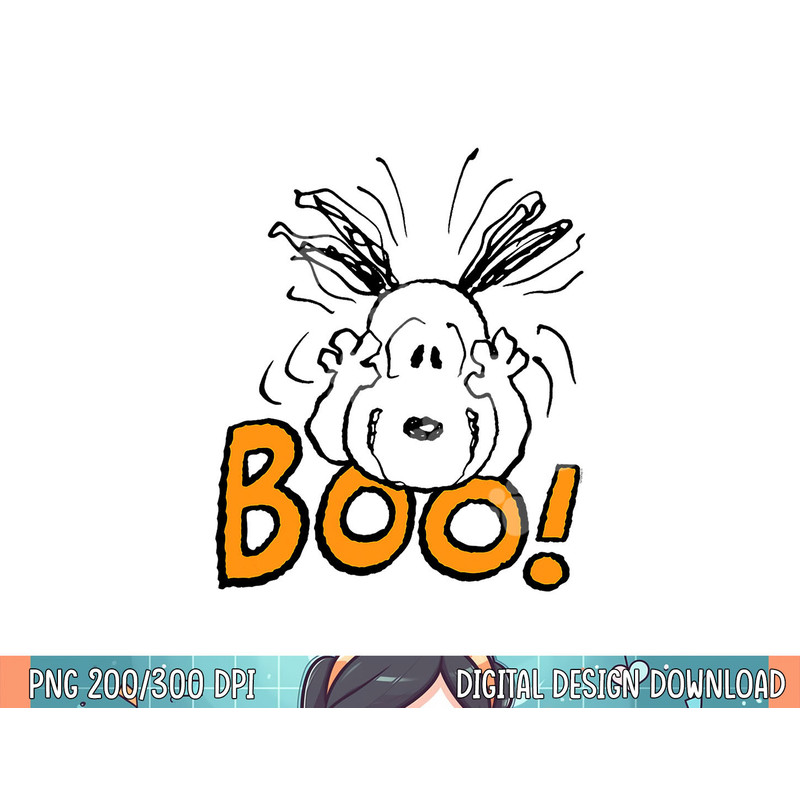 Peanuts Halloween Snoopy Boo png, sublimation.jpg
