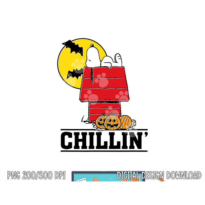 Peanuts Snoopy Chillin Halloween Style png, sublimation copy.jpg