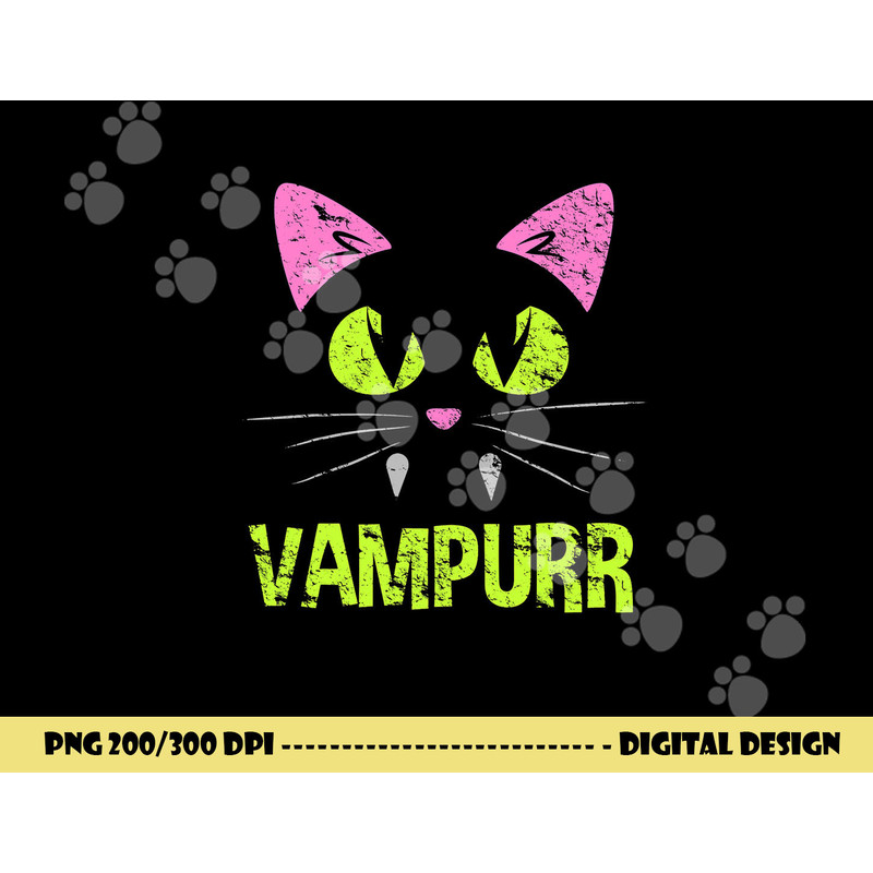 Halloween Cat Vampurr Vampire for Women Girl Man Creative png,sublimation copy.jpg