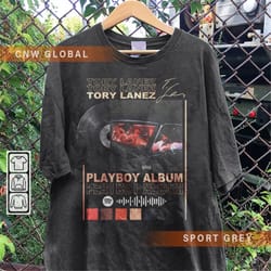 tory lanez rap shirt, playboy album 90s y2k merch vintage hiphop sweatshirt, tory lanez concert retro unisex gift bootle