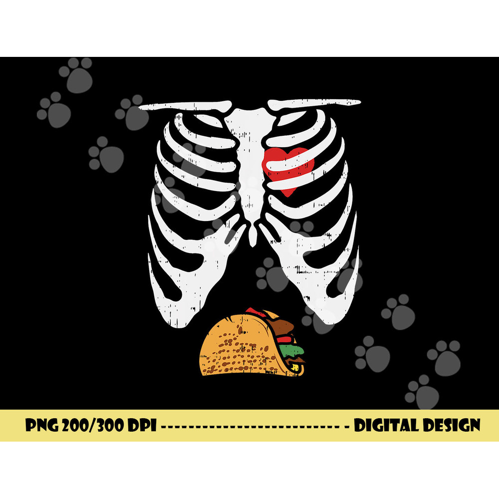 Halloween Dad Skeleton Taco Belly Funny Pregnancy Couple Men png, sublimation copy.jpg