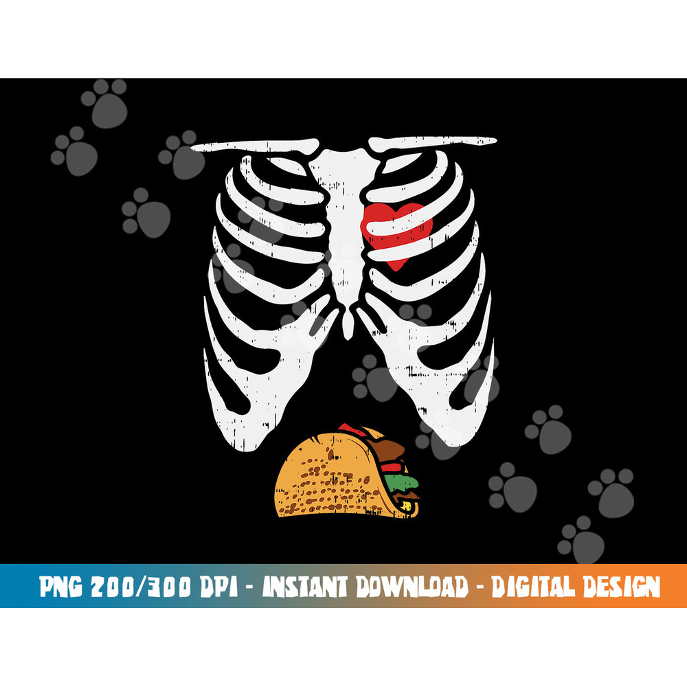 Halloween Dad Skeleton Taco Belly Funny Pregnancy Couple Men png, sublimation copy.jpg