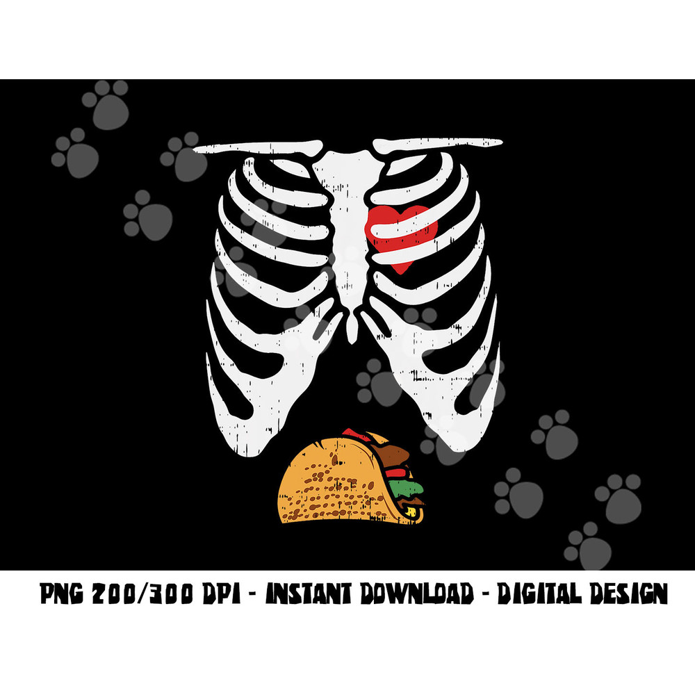 Halloween Dad Skeleton Taco Belly Funny Pregnancy Couple Men png, sublimation copy.jpg