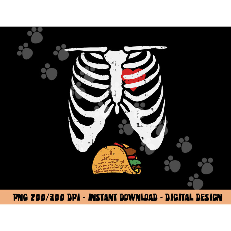 Halloween Dad Skeleton Taco Belly Funny Pregnancy Couple Men png, sublimation copy.jpg