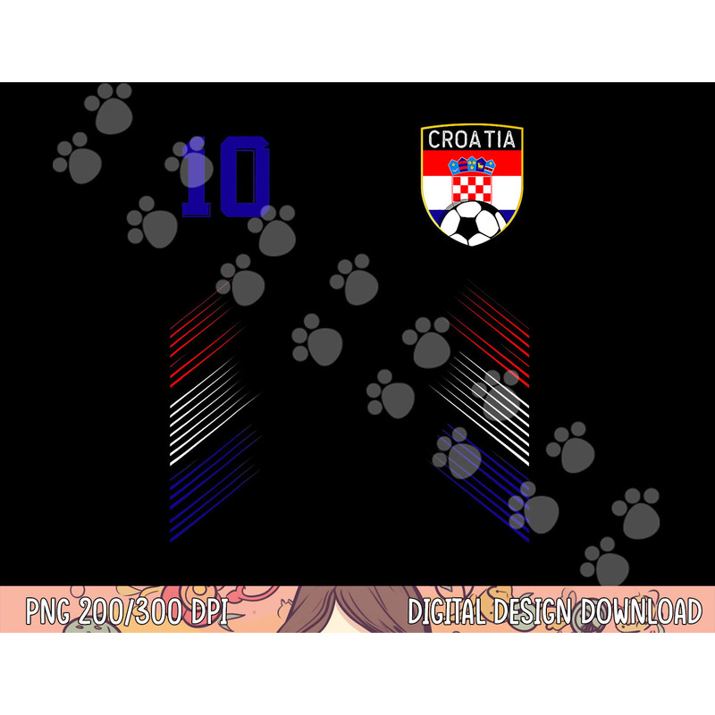 Croatia Soccer Croatian Football Retro 10 Jersey png, sublimation copy.jpg