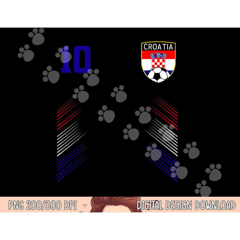 Croatia Soccer Croatian Football Retro 10 Jersey png, sublimation copy.jpg
