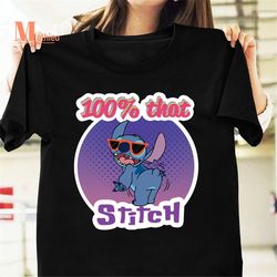 100 that stitch vintage t-shirt, lilo and stitch shirt, stitch shirt, funny stitch shirt