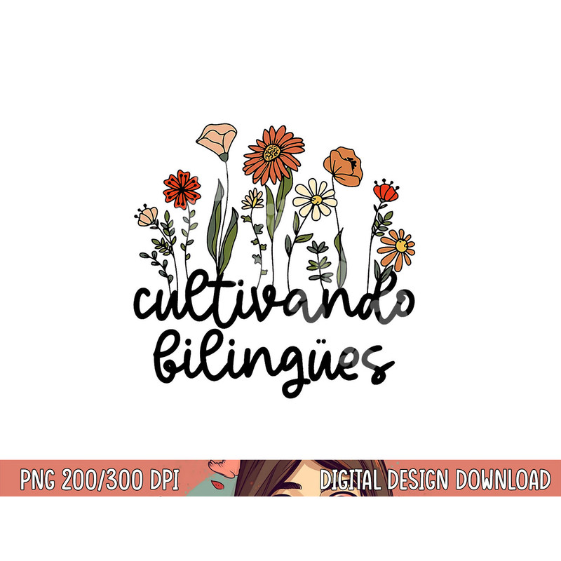 Cultivando Bilingues Dual Language Crew Bilingual Teacher png, sublimation copy.jpg