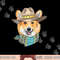 Cute Corgi Dog Wearing Western Cowboy Hat png, sublimation copy.jpg