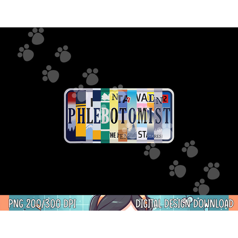 Phlebotomist Medical Nurse Vein Venipuncture Lab Phlebotomy png, sublimation.jpg