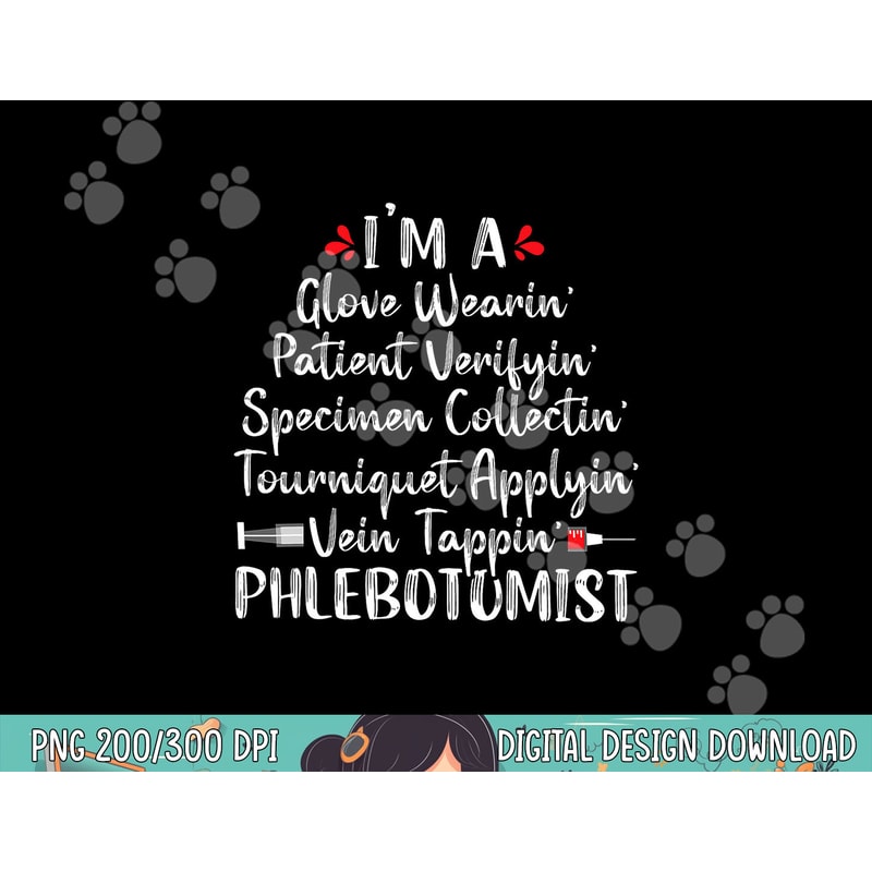 Phlebotomist Phlebotomy Technician Funny Nurse Clinical png, sublimation copy.jpg