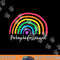 Cute Rainbow Paraprofessional Teacher Back To School png, sublimation copy.jpg