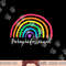 Cute Rainbow Paraprofessional Teacher Back To School png, sublimation copy.jpg
