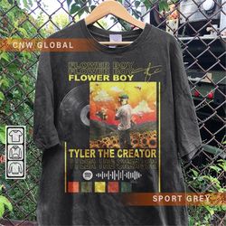 tyler the creator rap shirt, flower boy album 90s y2k merch vintage hiphop sweatshirt, retro unisex gift bootleg hoodie