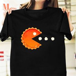 pumpkin pie vintage t-shirt, funny thanksgiving shirt, thanksgiving gift, pacman shirt