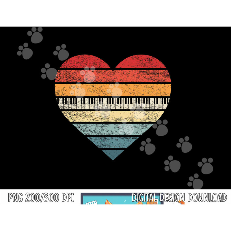 Pianist Gifts Retro Sunset Piano Keyboard Player Teacher png, sublimation copy.jpg