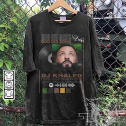 dj khaled rap shirt, god did song 90s y2k merch vintage hiphop sweatshirt, dj khaled retro unisex gift bootleg hoodie ra