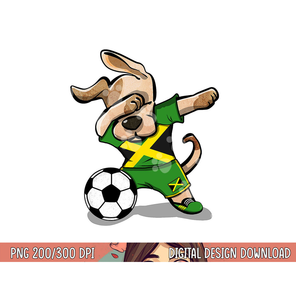 Dabbing Dog Jamaica Soccer Jamaican Flag Football Lover Gift png, sublimation copy.jpg
