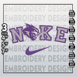 NCAA Embroidery Files, Nike Abilene Christian Wildcats Embroidery Designs, Machine Embroidery Files, NCAA Abilene