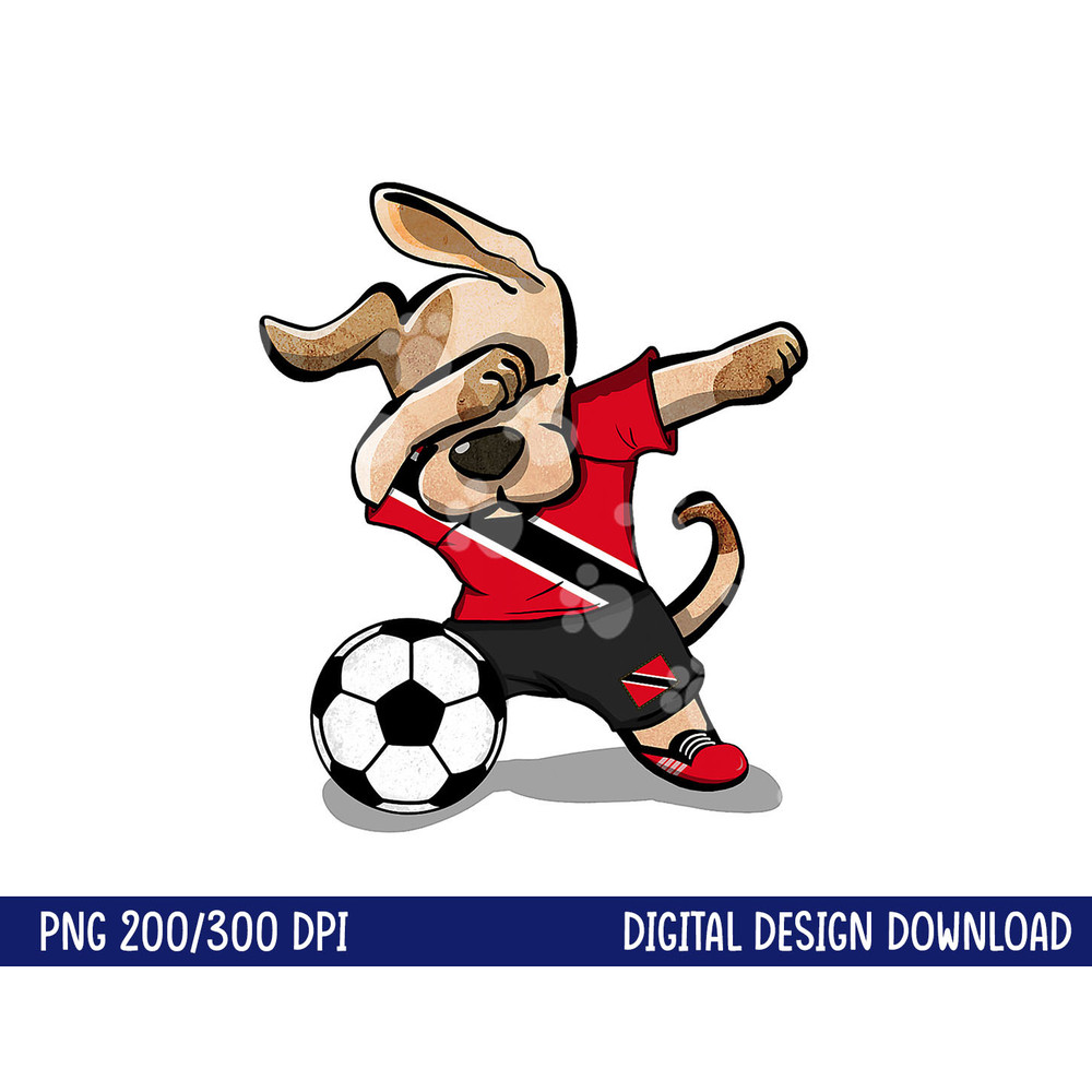 Dabbing Dog Trinidad and Tobago Soccer Jersey Football Lover png, sublimation copy.jpg