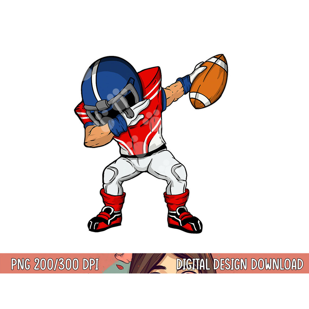 Dabbing Football Player - American Football Season Dab Dance png, sublimation copy.jpg
