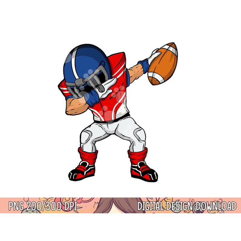 Dabbing Football Player - American Football Season Dab Dance png, sublimation copy.jpg