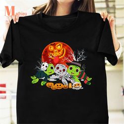 funny turtles in halloween costumes vintage t-shirt, turtle halloween shirt, turtle shirt, halloween shirt