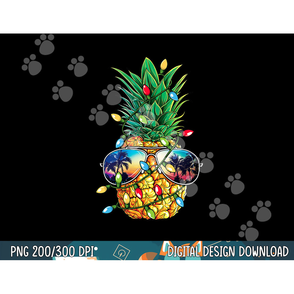 Pineapple Christmas Tree Lights Xmas Women Boys Sunglasses png, sublimation copy.jpg