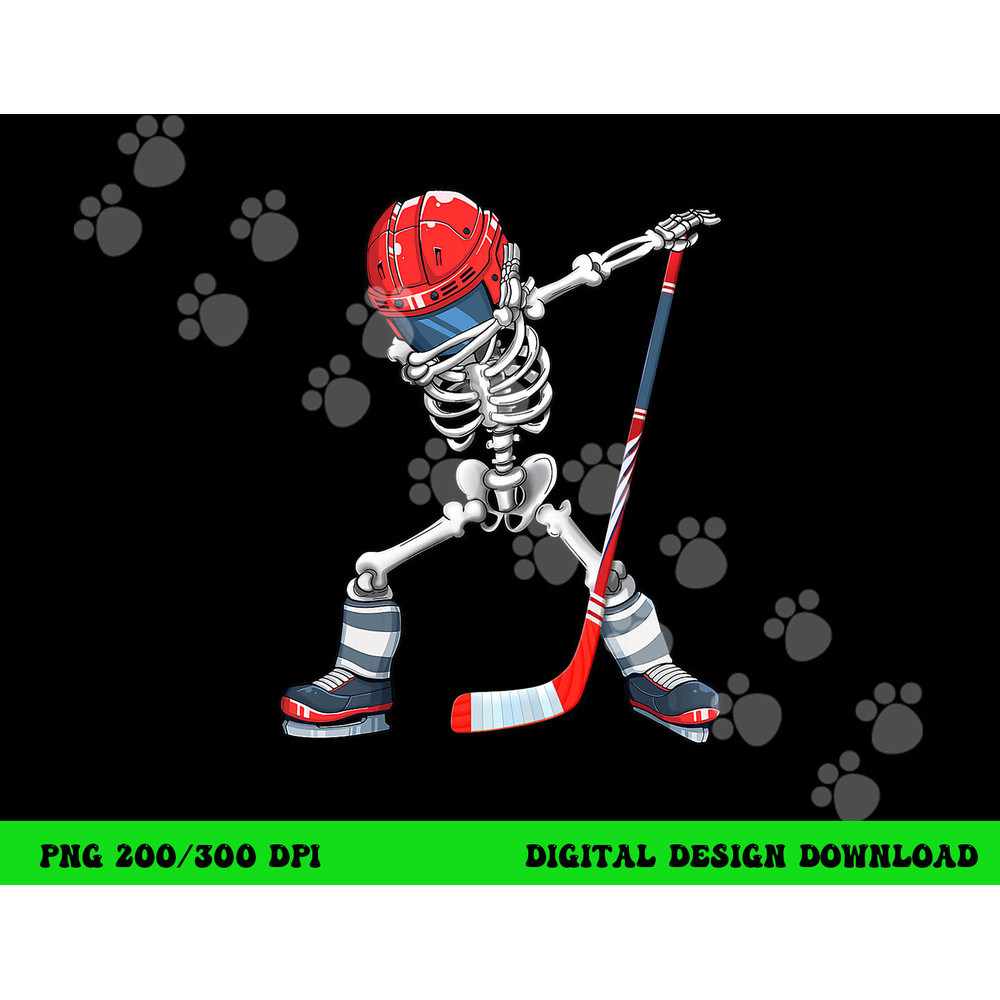 Dabbing Skeleton Hockey Halloween Costume Gift Kids Boys Men png, sublimation copy.jpg