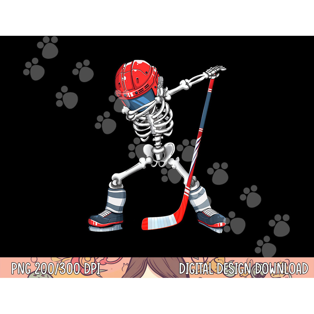 Dabbing Skeleton Hockey Halloween Costume Gift Kids Boys Men png, sublimation copy.jpg
