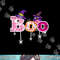 Pink Boo Spider WItch Hat Cute Scary Halloween Girls Women png, sublimation.jpg