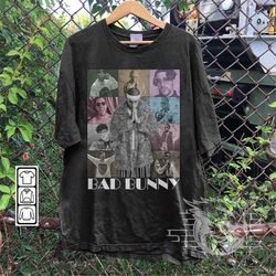 bad bunny rap shirt, bad bunny concert 90s y2k merch vintage rapper hiphop sweatshirt, retro unisex gift bootleg hoodie