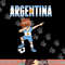 Dabbing Soccer Boy Argentina Soccer Fan Jersey Flag Football png, sublimation copy.jpg