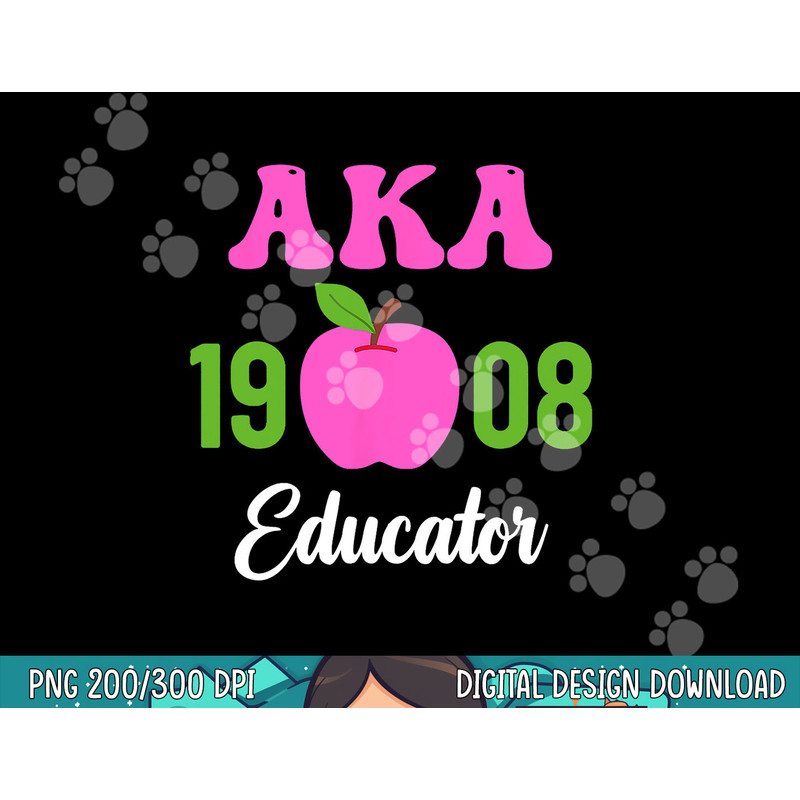 Pink Green AKA Educator Black History Month Teacher Squad png, sublimation copy.jpg