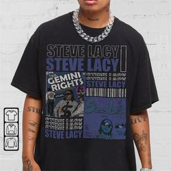 steve lacy streetwear gifts shirt hip hop 90s vintage retro graphic tee comic rap t-shirt