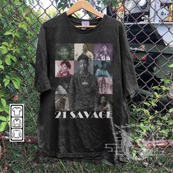 21 savage rap shirt, 21 savage 90s y2k merch vintage rapper hiphop sweatshirt, 21 savage retro unisex gift bootleg hoodi