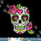Pink Rose Sugar Skull Dia De Los Muertos Mexican Halloween png, sublimation copy.jpg