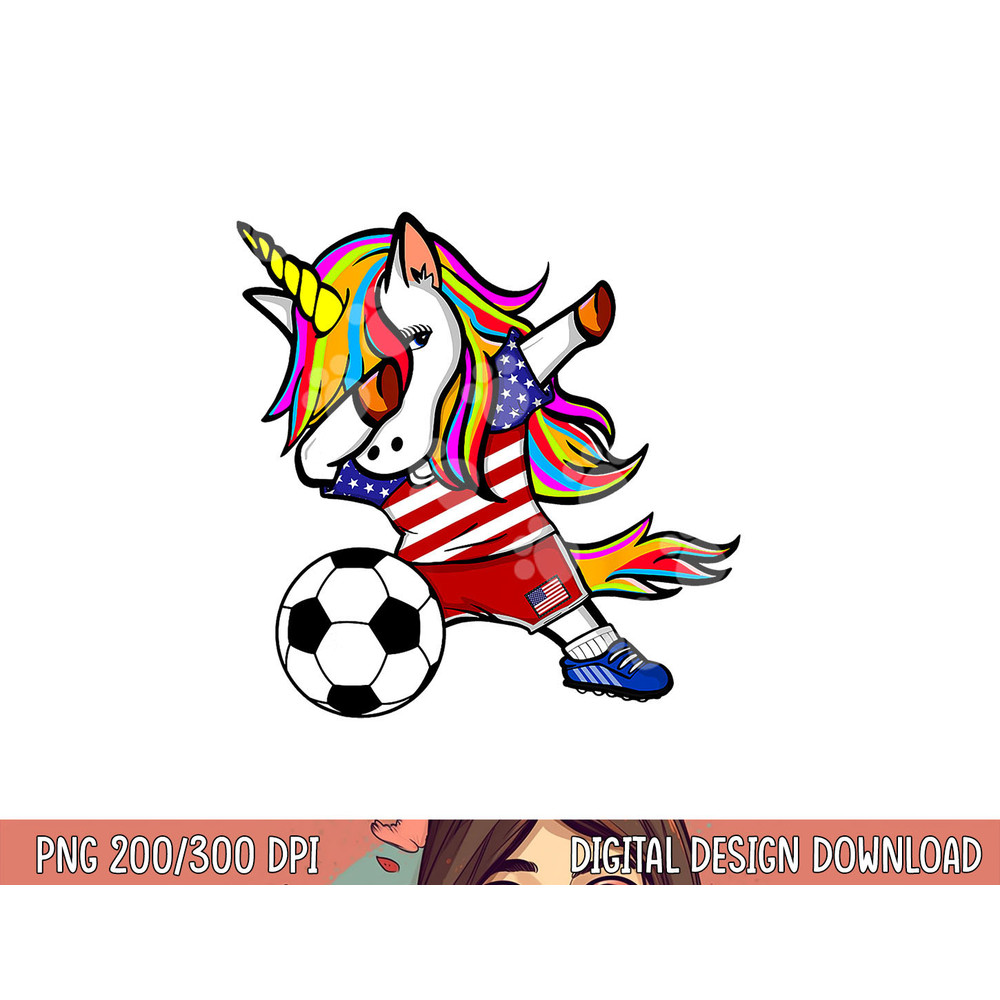 Dabbing Unicorn United States Football American Flag Soccer png, sublimation copy.jpg
