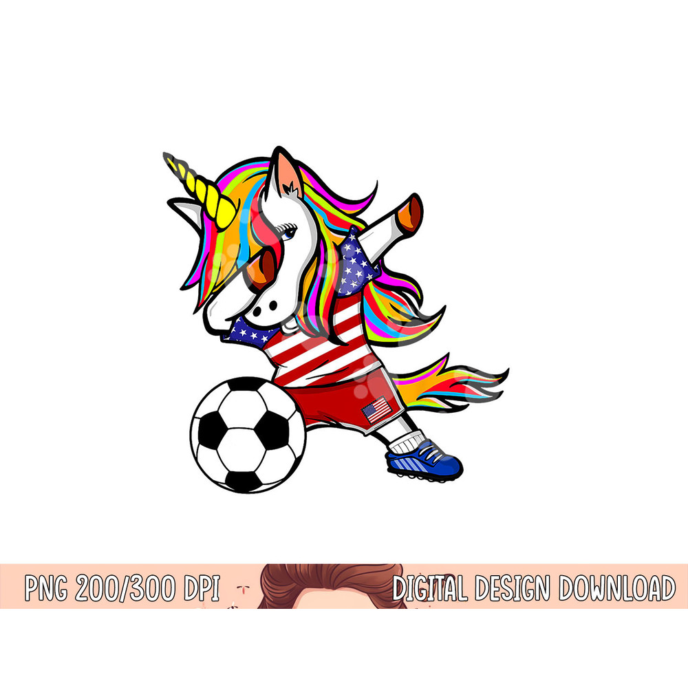 Dabbing Unicorn United States Football American Flag Soccer png, sublimation copy.jpg