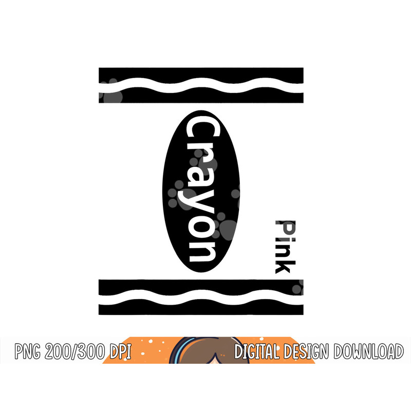 Pink-Crayon Halloween-Costumes 2020 Kids Boys Girls Women png, sublimation copy.jpg