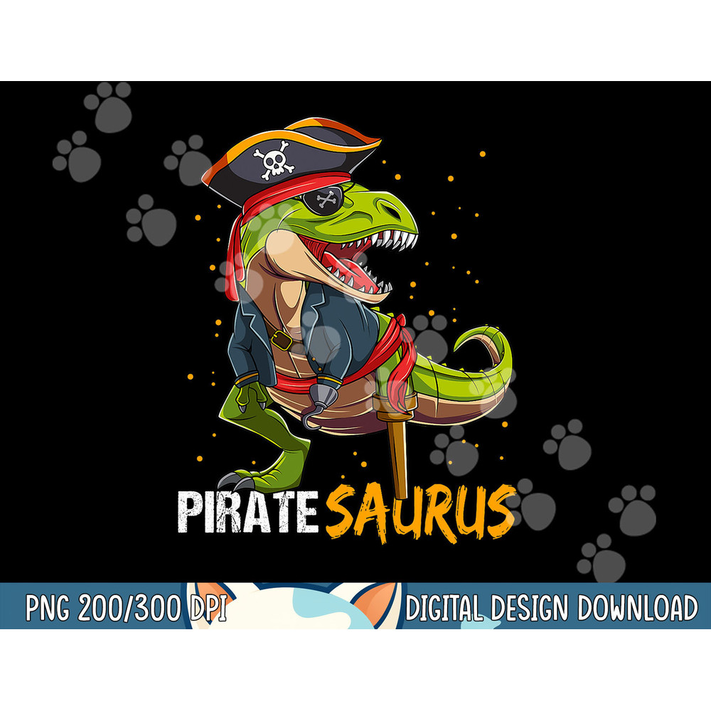Pirate Saurus Dinosaur T Rex Halloween For Boys Kids png, sublimation copy.jpg