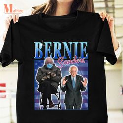 bernard sanders homage t-shirt, bernard sanders shirt, politician shirt, bernie mittens shirt