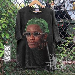 young thug rap shirt, vintage bootleg hip hop sweatshirt, young thug homage 90s retro graphic tee rap unisex gifts fan r