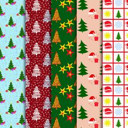 digital christmas scrapbooking paper