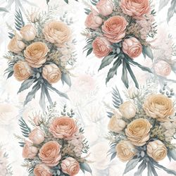 flowers 55 seamless tileable repeating pattern