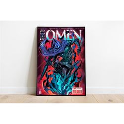 valorant comic poster | valorant shadow walker poster | valorant omen poster