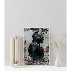 black panther wakanda forever poster | black panther collage poster