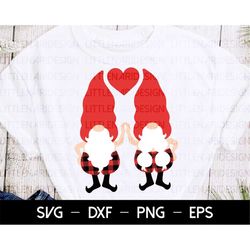 gnomes, gnomes love svg, valentine, gnome svg, happy valentine's day svg, svg files for cricut, heart svg, valentines da